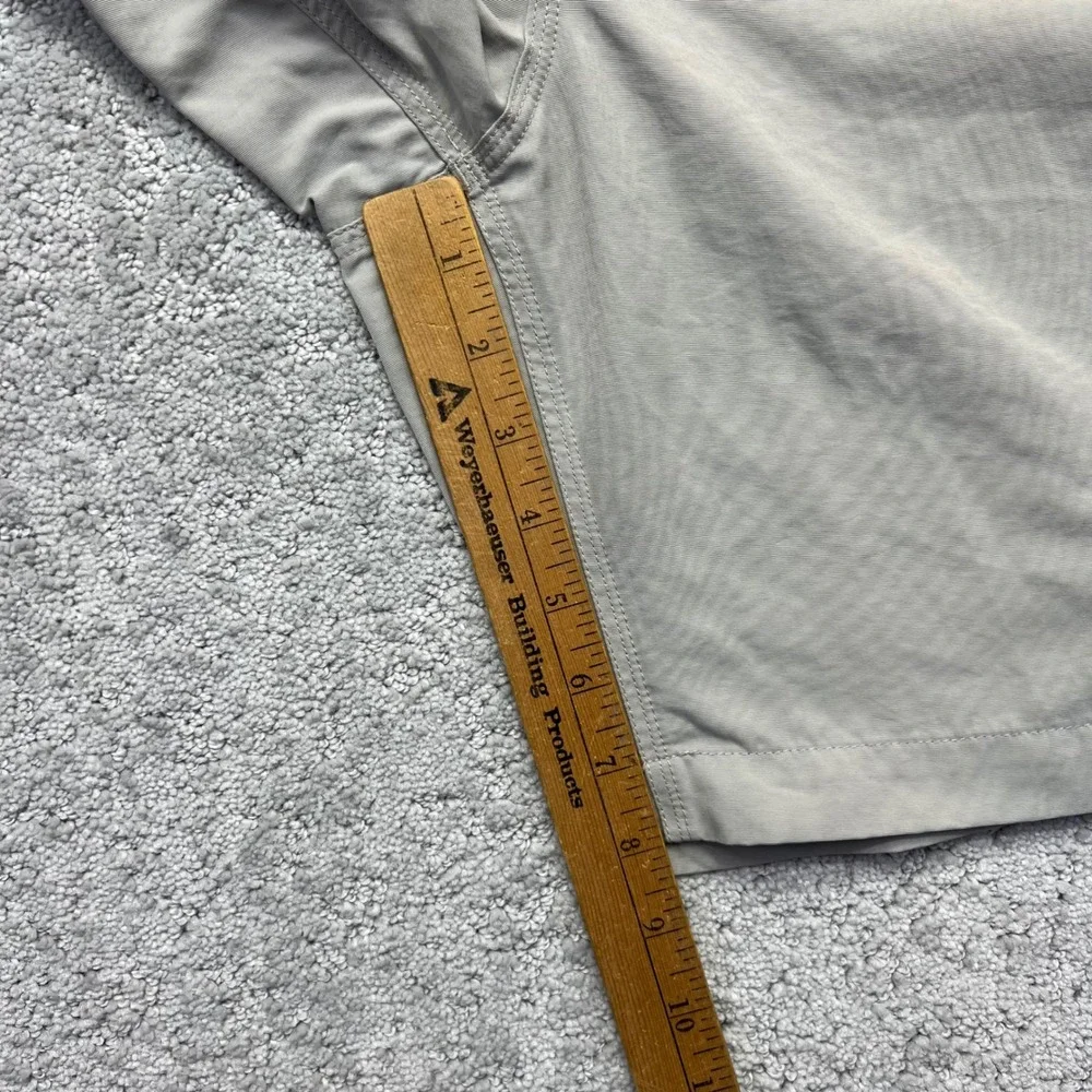 Simms Cargo Shorts Mens XXL Khaki Nylon Fishing Lightweight Utility‎ Gorpcore